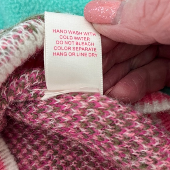 So Me Pink and Green Knit Sweater Size Large NWT - Picture 9 of 10